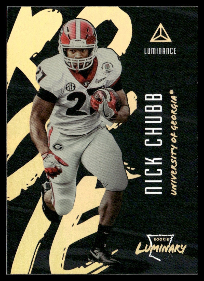 2018 Panini Luminance Luminary Nick Chubb Rookie Georgia Bulldogs #16