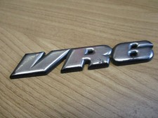 VR6 Emblem Logo VW Golf 3 Passat 35i CHROM Schriftzug 1H6853675A