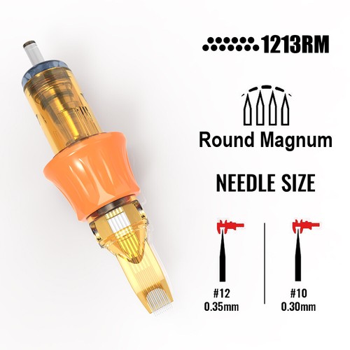 10-20 Stück Einweg Tattoo Patrone Nadeln Round Liner Shader Größe RL RS RM M1 - Bild 26 von 36