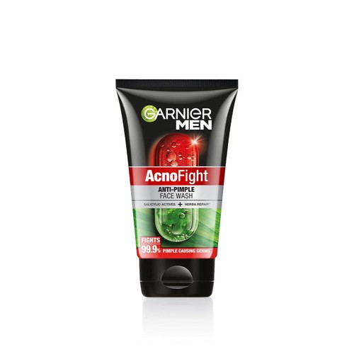 2X Garnier Men Acno Fight Anti-Pimple Face Wash Repairs Skin & Balances Oils 50g - Picture 2 of 7