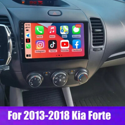 9'' Car Radio Carplay For 2014-2018 Kia Forte GPS Navi BT WiFi FM RDS 4+64G