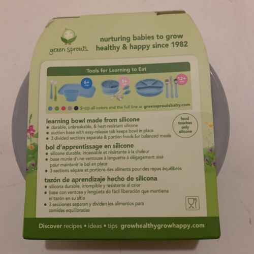 Green Sprouts, Learning Bowl, 9+ Months, Gray, 1 Bowl - Picture 4 of 4