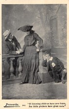 OLD LIVING PICTURE SERIES POSTCARD CHILD GOOD  PLUS