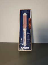 Conair Double Ceramic Soft Waves 1 1/2" Barrel Wand Curling Iron OPEN BOX