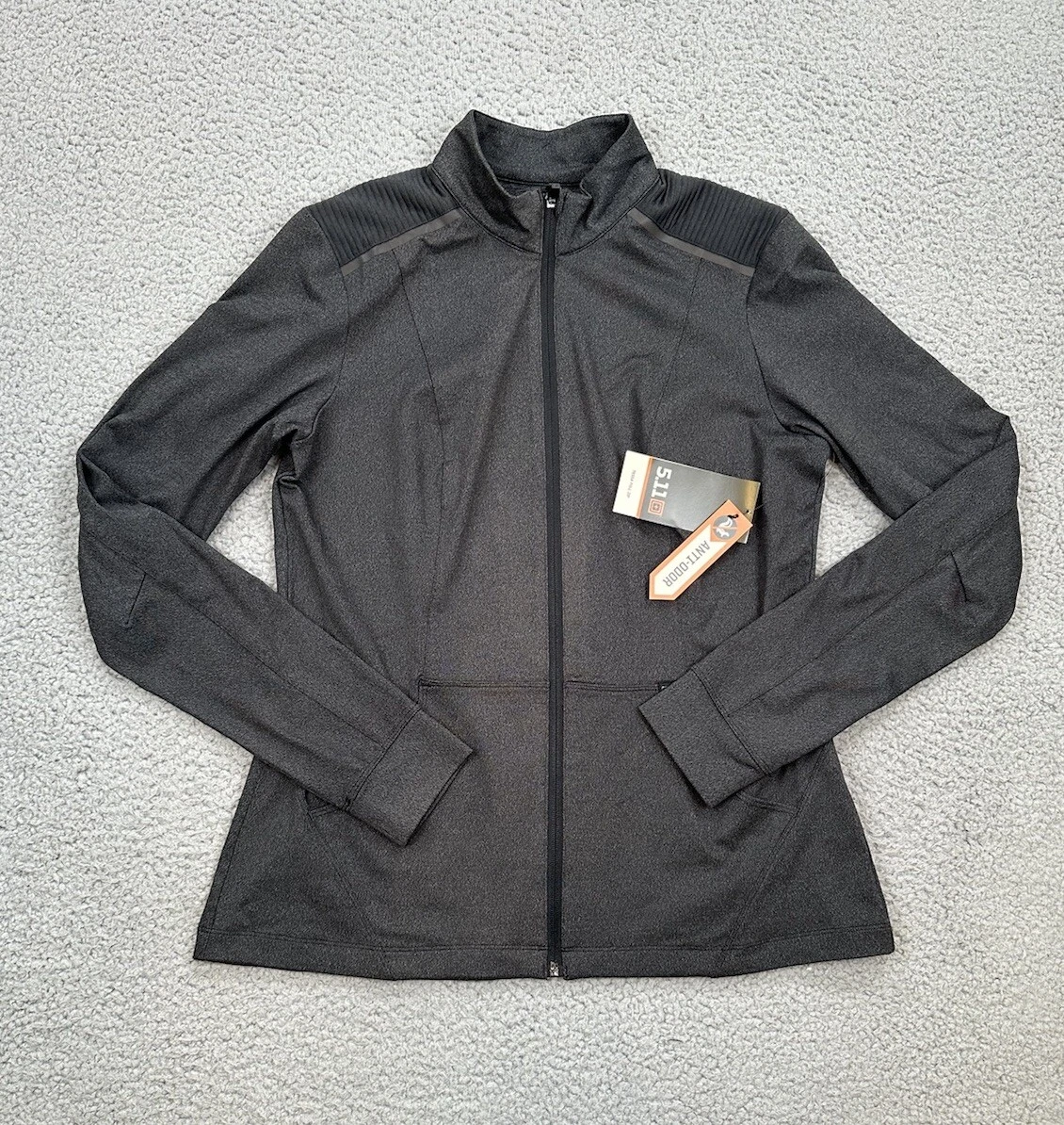 511 Tactical Tessa Full Zip Sweater Top Women's Large Gray Performance NEW