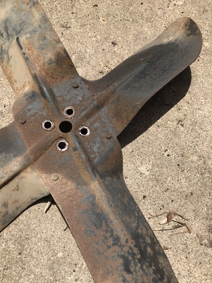 1965-1974 Chevy Impala Chevelle Camaro Cutlass 442 GTO bloco pequeno V8 lâmina de ventilador - Imagem 3 de 4