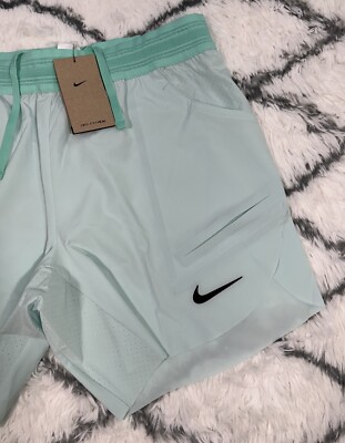 Nike Court Dri-Fit ADV Rafa Nadal 7” Tennis Shorts Mens XXL Green