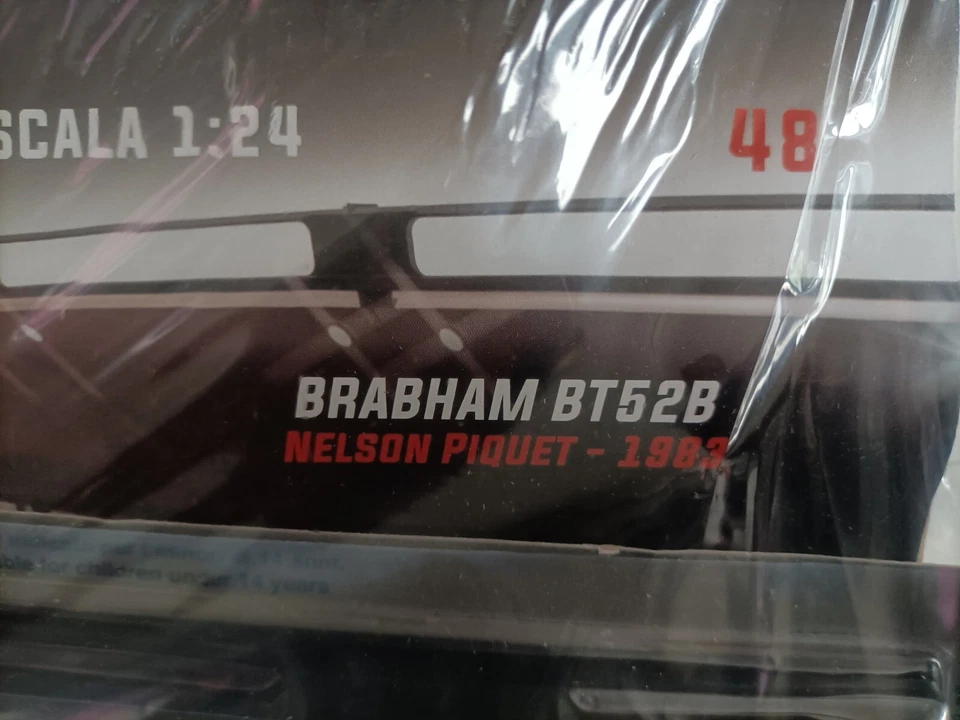 Brabham BT 52 B Nelson Piquet 1983 Le Grandi Formula 1 scala 1:24 Sigillata - Immagine 3 di 4