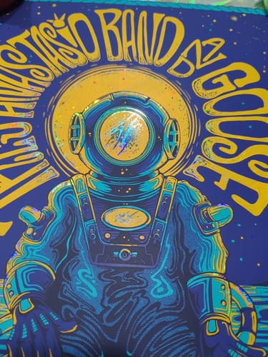 Trey Anastasio Goose SWIRL FOIL Poster AP #/60 Portland 2022 Phish - Bild 2 von 6