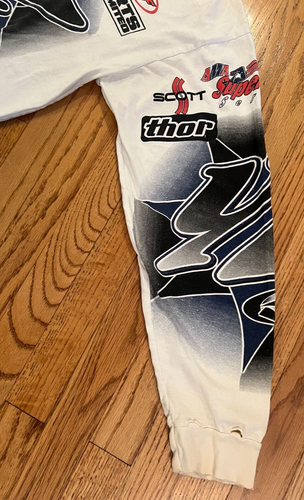 VTG 80s Thor Racing Yamaha YZ Motocross Jersey Shirt Sz XXL AMA Supercross - Picture 9 of 22