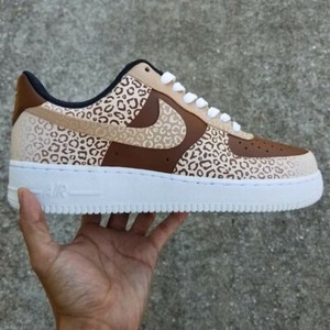 Nike Air Force 1 Low Men's Custom Leopard Cheetah Print | eBay