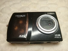 Vista Quest VQ 124 10M Pixels Camera Untested/Not Working