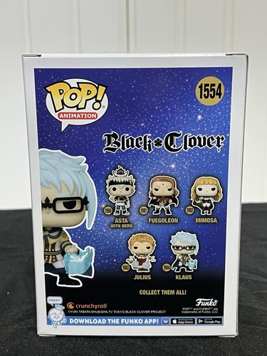 Aaron Roberts Signed Black Clover Klaus Funko Pop #1554 Beckett w/ “Klaus” - Picture 3 of 4