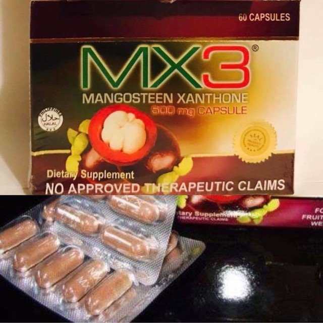 3 Mx3 Mangosteen Xanthone 60 Capsules Expired Aug 2019 for sale online