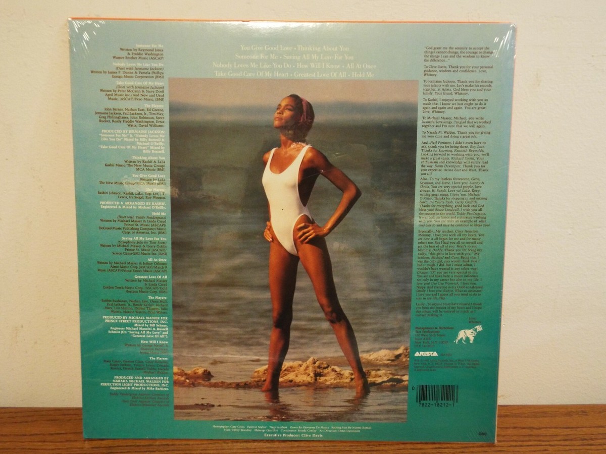 WHITNEY HOUSTON SELF TITLED 1985 DEBUT SEALED! LP VINYL ALBUM | eBay