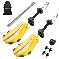 Shoe Stretcher with Shoe Horn and Carrying Bag Stretch Width and Length Pair ...
