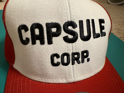 Dragon Ball Z Capsule Corp Snapback Hat Embroidered LICENSED Toei