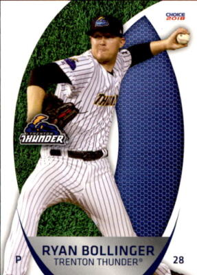 2018 Trenton Thunder Choice #5 Ryan Bollinger Apple Valley California CA Card