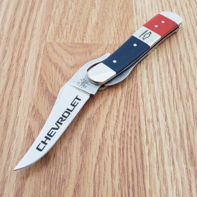 Case XX Chevrolet Russlock Folding Knife Stainless Steel Blade