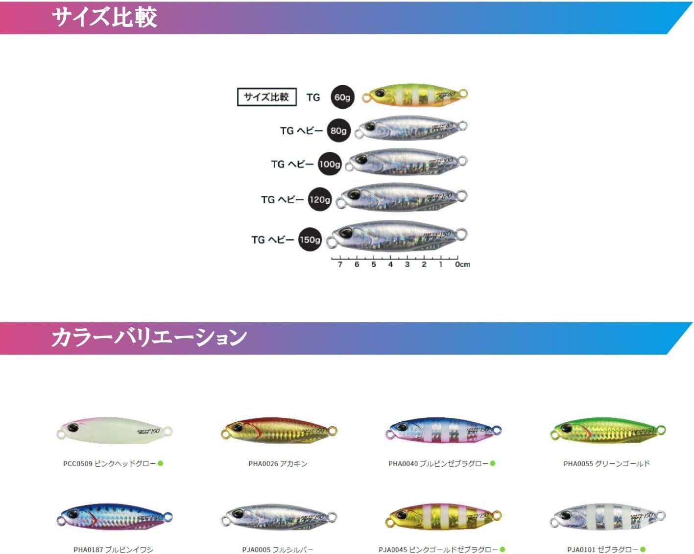 DUO Drag Metal TG Heavy 120g Blupin Zebra Glow Metal Jig From Stylish anglers - Image 3