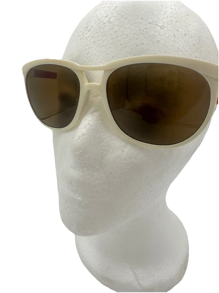 GAFAS DE SOL VUARNET 2084 PX 2000 LENTES DE CRISTAL VINTAGE AÑOS 90 Francia Raras Blanco y Rojo Foto 2 de 4