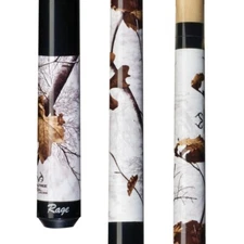 Rage RGCW "Real Tree" Snow White Camo Billiards Pool Cue Stick SHIPS FREE