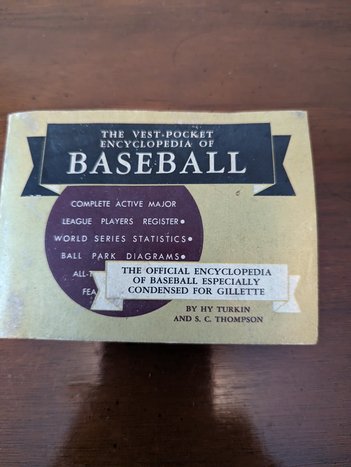 Vintage Vest Pocket Encyclopedia of Baseball 1956 eBay