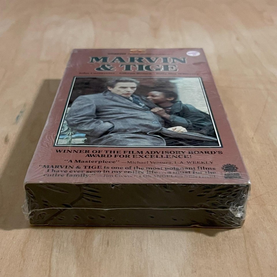 MARVIN & TIGE (1983) Sealed VHS Embassy Logo WM John Cassavetes Drama
