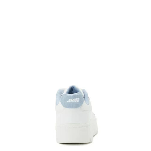 Avia Platform Court Classic Sneakers Women's 11 White Lace Up Wipe Clean Solid - Picture 2 of 5