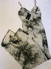 green maxi dress multicolor women dress size medium NWT