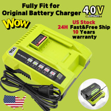 New for Ryobi OP406VNM 40V Lithium-Ion Rapid Battery Charger