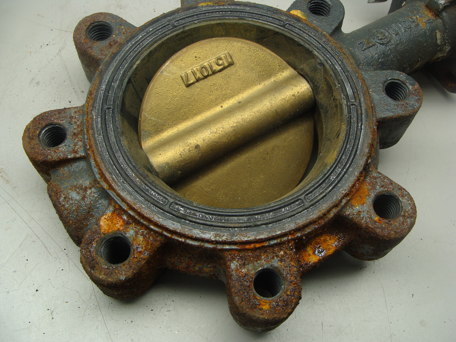 4" BUTTERFLY VALVE W/HANDLE SA-03 T101714 010915 151017