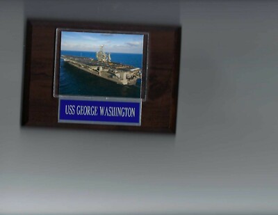 USS GEORGE WASHINGTON PLAQUE CVN-73 NAVY US USA MILITARY AIRCRAFT