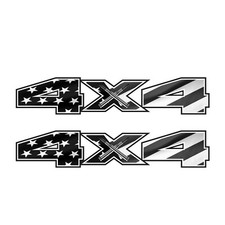 2018 4x4 Off Road Decals Ford F250 Super Duty bed bedside truck F150 B3