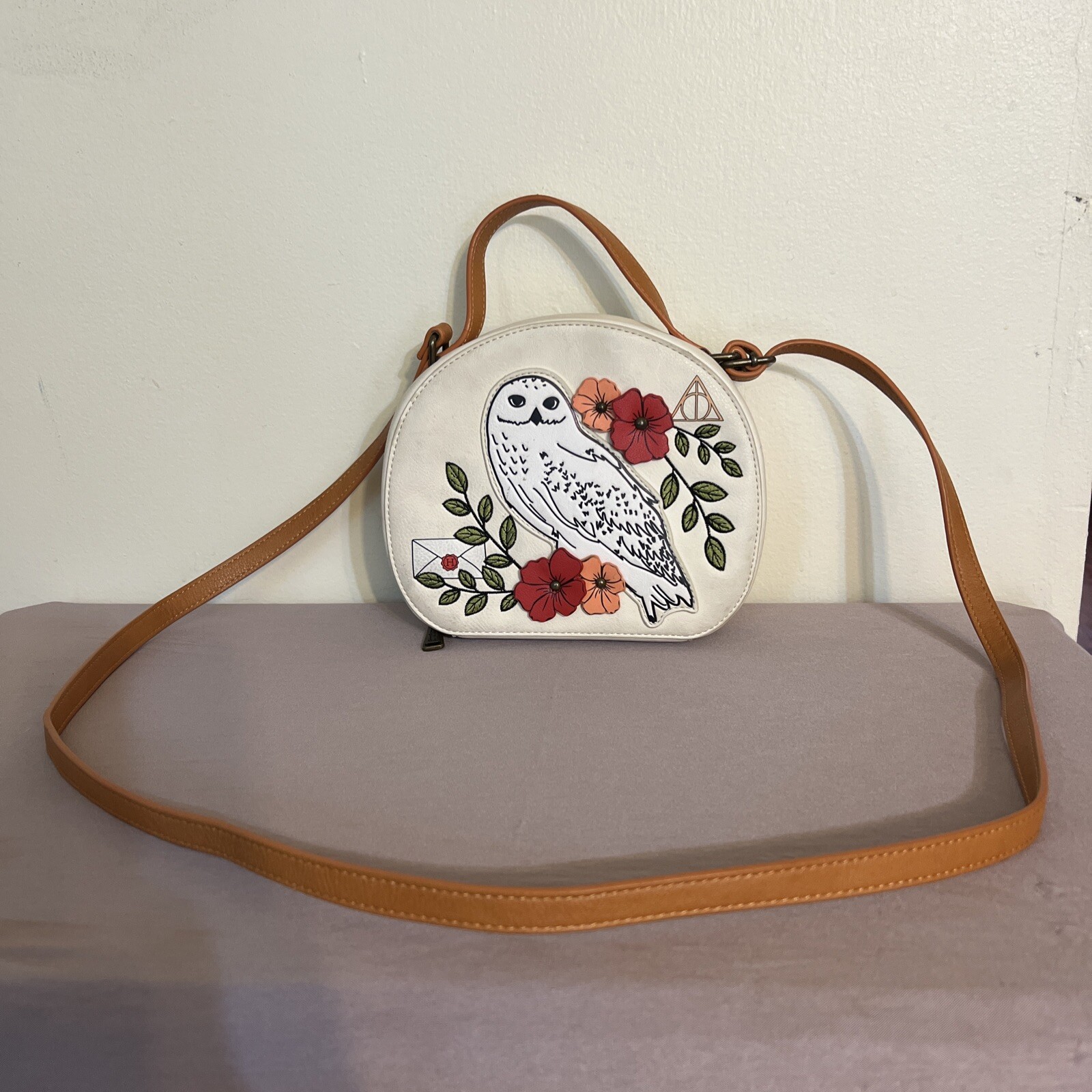 LOUNGEFLY Harry Potter Hedwig Owl with Letter Floral … Gem