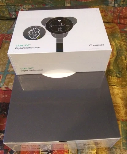 FIGS Eko CORE 500 Digital Stethoscope - Black, Brand New