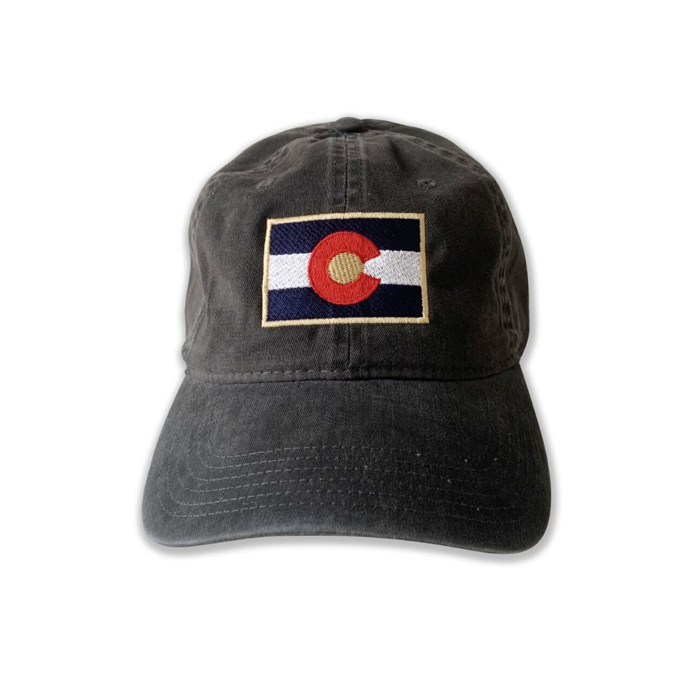 Colorado State Flag Embroidered Baseball Cap - CSU Pride Adjustable Hat