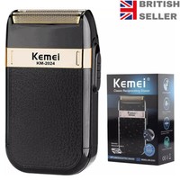 Professional Mens Foil Shaver Electric Hair Clippers USB Rechargeable Shavers UK