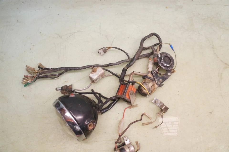  Honda Cl175 Cl 175 Scrambler 1972 *2560 arnés de cableado faro etc... Foto 2 de 4