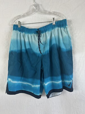 NWT $58 NIKE  XXL OPTIC HALO HORIZON 9.5'' SWIM  Lt Blue Fury NESS9421