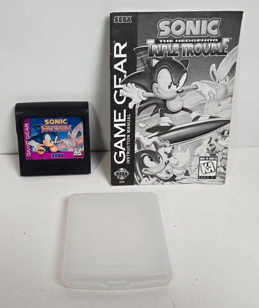 Sonic the Hedgehog: Triple Trouble - Sega Game Gear - Game Sonic the Hedgehog: Triple Trouble - Sega Game Gear - Game