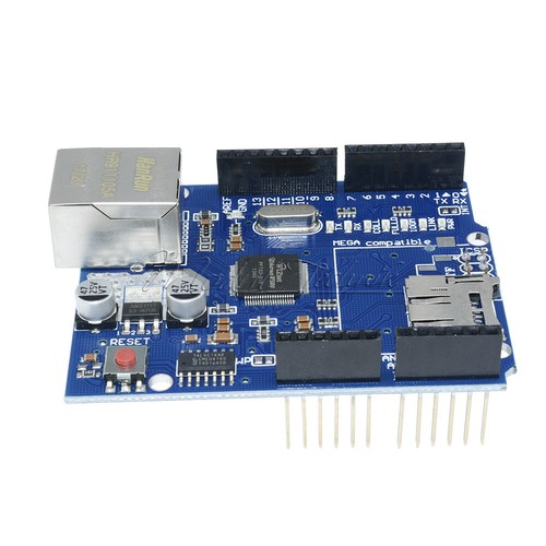 Ethernet Shield W5100 For Arduino Main Board 2009 ATMega 328 1280 MEGA2560 - Bild 2 von 9