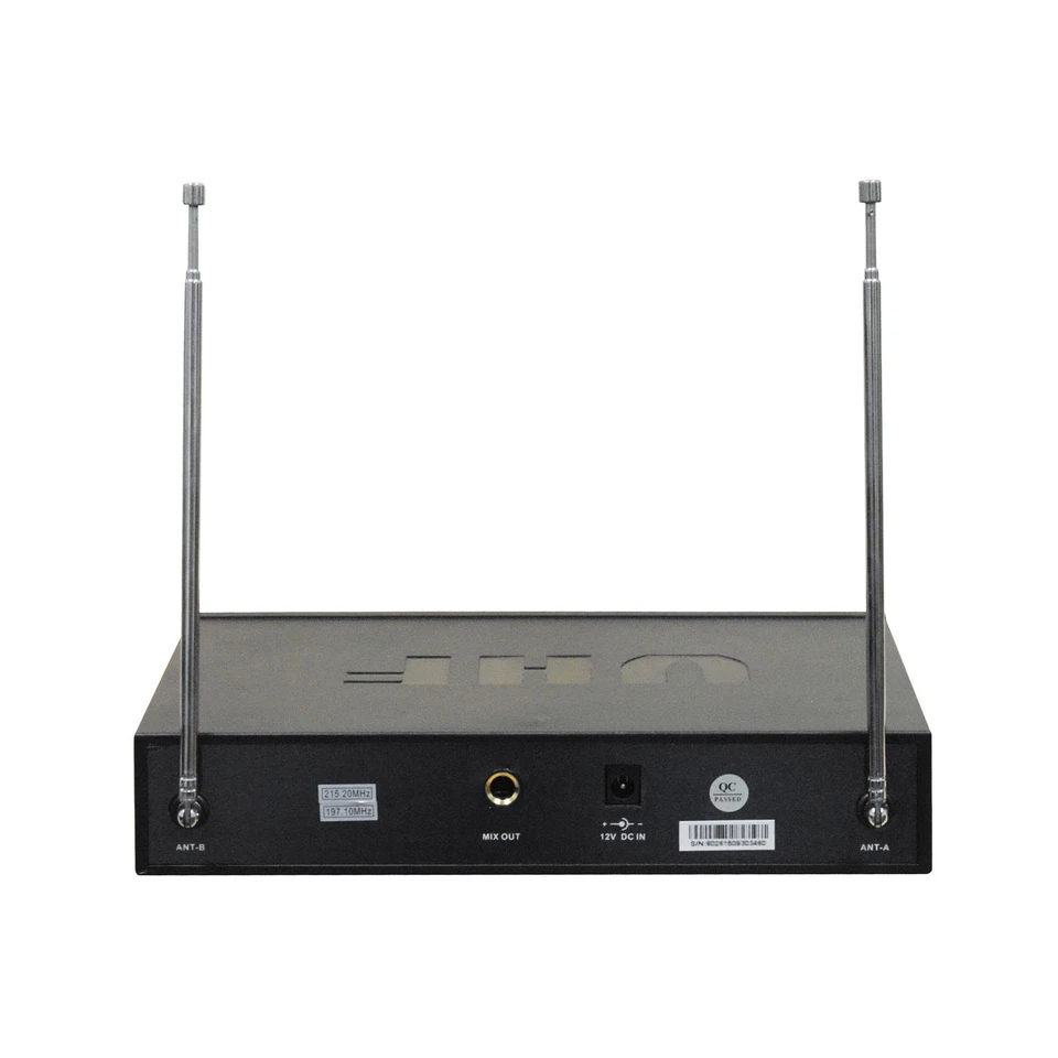 6026V VHF 2 Channel Wireless Microphone with 2 Handheld - Image 2 of 2