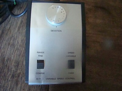 Revox B77  Variable Speed Control Fernbedienung