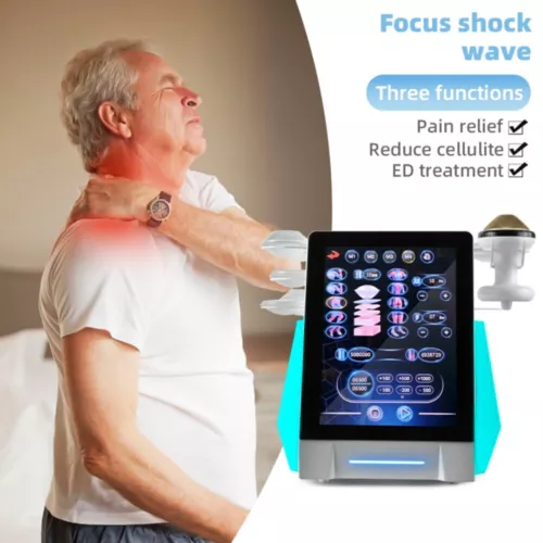 Focus Stoßwellentherapie ESWT Schmerzlinderung Körperentspannung Physiotherapiegerät - Bild 8 von 16