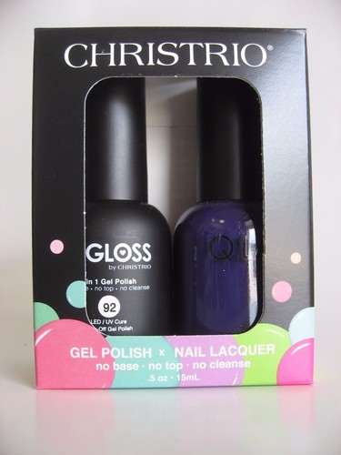 Q GLOSS - Christrio Duo 3 IN 1 Soak-Off Gel w/Polish No Base, Top or Cleanse - Picture 28 of 42