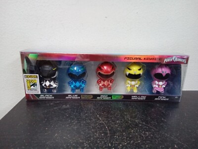 POWER RANGERS 2017 SDCC EXCLUSIVE KEY RING BOXED SET BLACK BLUE RED ...