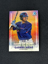 2021 Bowman Chrome GABRIEL ARIAS Dawn of Glory Mojo #DG-5 Cleveland Guardians
