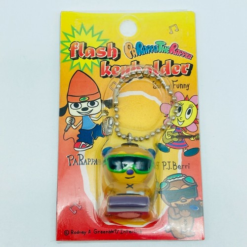 PARAPPA THE RAPPER PJ BERRI Mini Figure Flash Keychain Japan PlayStation