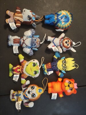 Lot Of 8 The Masked Singer TV Show Plush Toy McDonald's Happy Meal Toys